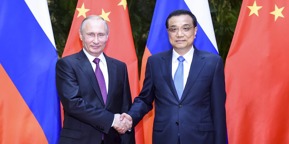 Ли Кэцян встретился с президентом РФ В.Путиным