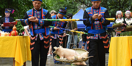 Традиционный праздник Дану народности яо в Гуанси