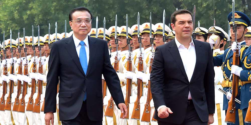 Ли Кэцян провел переговоры с премьер-министром Греции А.Ципрасом
