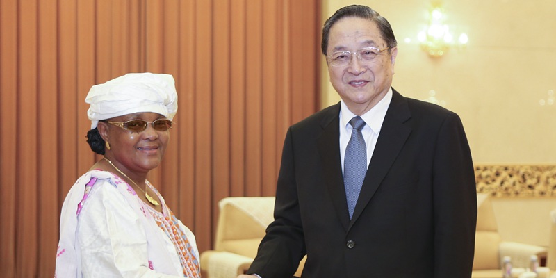 Юй Чжэншэн встретился с председателем Социально-экономического совета Гвинеи