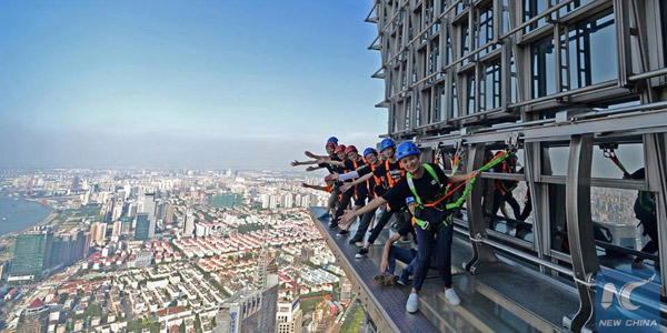 Незабываемая панорама Шанхая с высоты 340 метров над землей