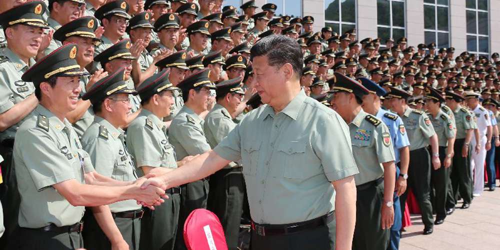 Си Цзиньпин подчеркнул важность строительства сильных современных сухопутных войск 
нового типа