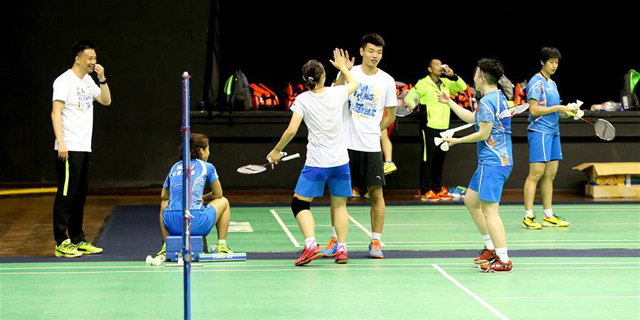 Китайские спортсмены продолжают подготовку к соревнованиям в Бразилии