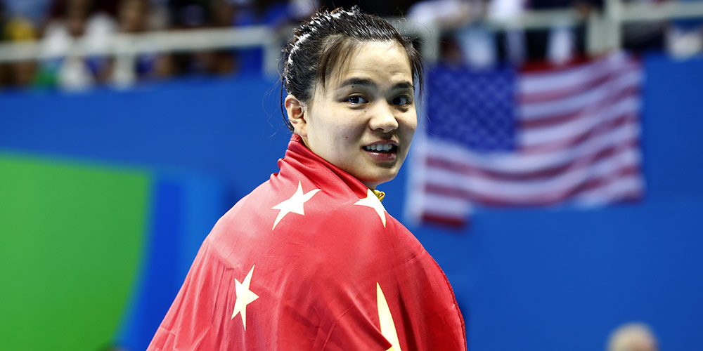 /Олимпиада-2016/ Китаянка Ши Цзинлинь завоевала бронзовую медаль Олимпийских игр в заплыве на 200 м брассом