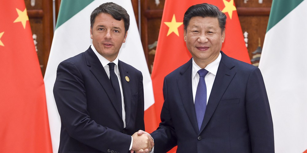 Си Цзиньпин встретился с премьер-министром Италии Маттео Ренци