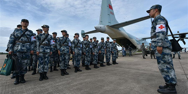 Китайские военнослужащие отправились в Таиланд для участия в военно-медицинских учениях АСЕАН