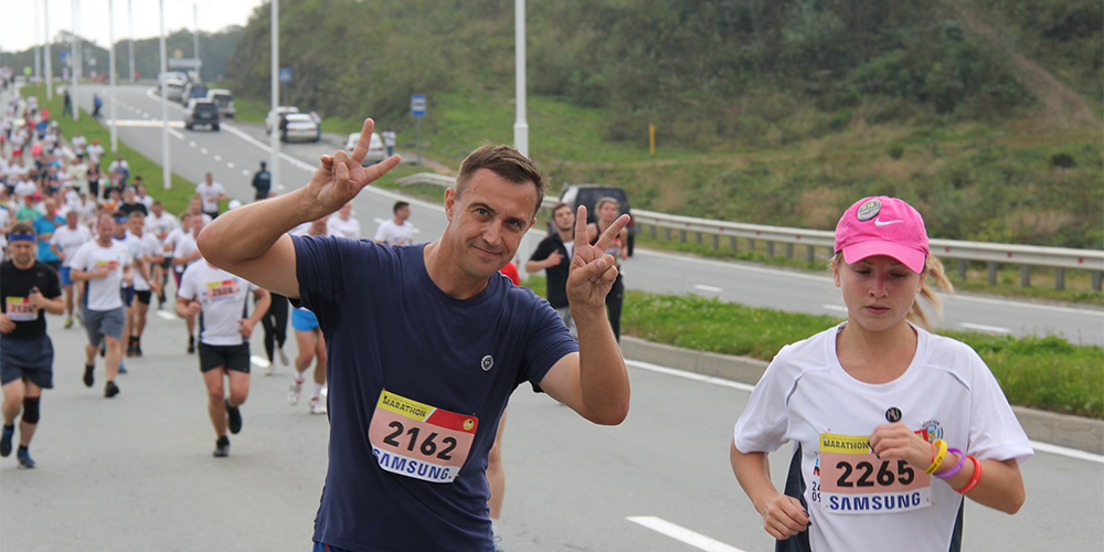 В столице Приморья прошел первый международный Владивостокский марафон