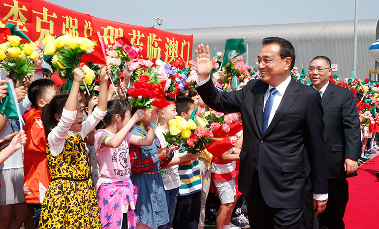 Премьер Госсовета КНР Ли Кэцян прибыл с инспекционной поездкой в Аомэнь