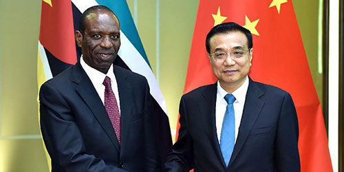 Ли Кэцян заявил о готовности Китая участвовать в инфраструктурных проектах в Мозамбике