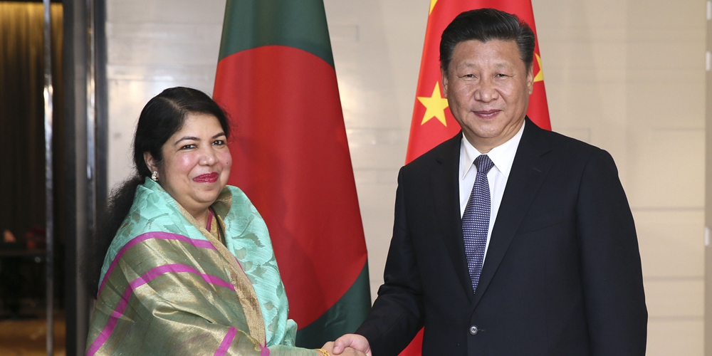 Си Цзиньпин встретился со спикером Национальной Ассамблеи Бангладеш