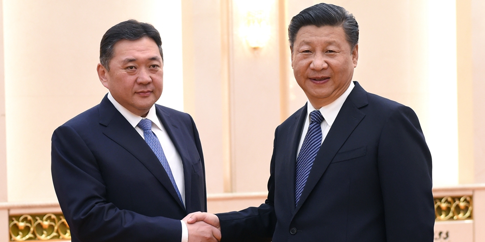 Си Цзиньпин встретился с председателем Великого государственного хурала Монголии