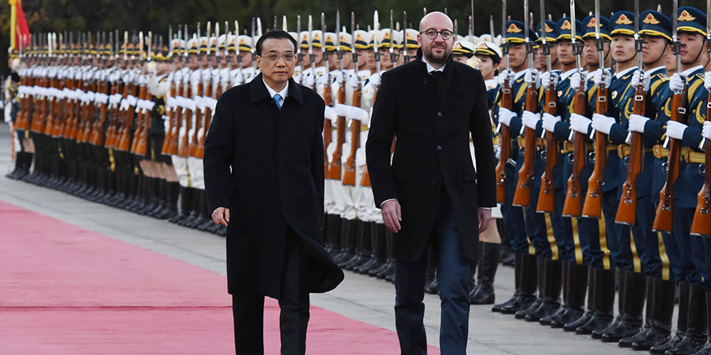 Ли Кэцян провел переговоры с премьер-министром Бельгии Шарлем Мишелем