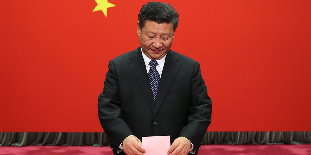 Си Цзиньпин проголосовал на выборах депутатов в местное законодательное собрание