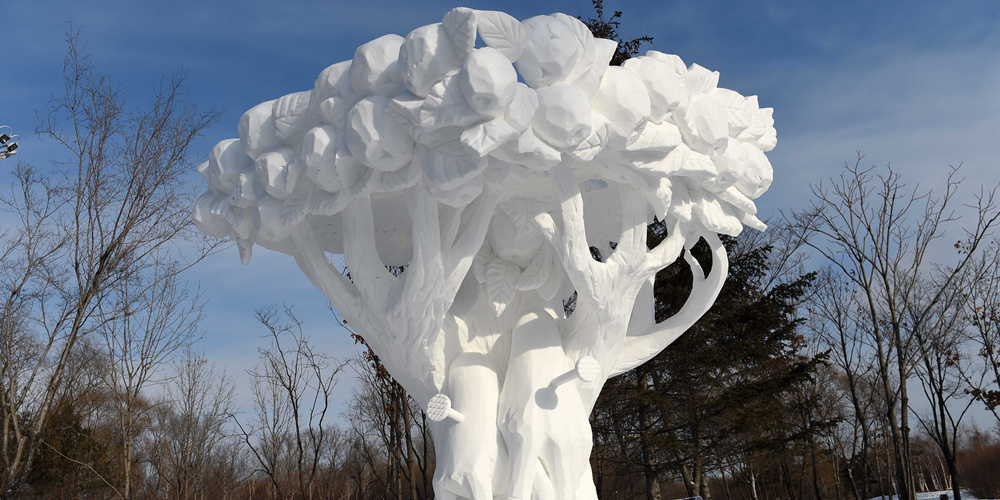 Работа российских мастеров получила серебряный приз Харбинского международного конкурса 
снежных скульптур