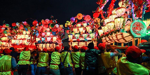 Шоу фонарей в честь наступившего праздника Весны в провинции Фуцзянь