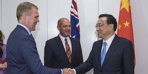 Ли Кэцян встретился со спикерами парламента Австралии