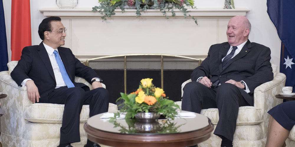 Ли Кэцян встретился с генерал-губернатором Австралии