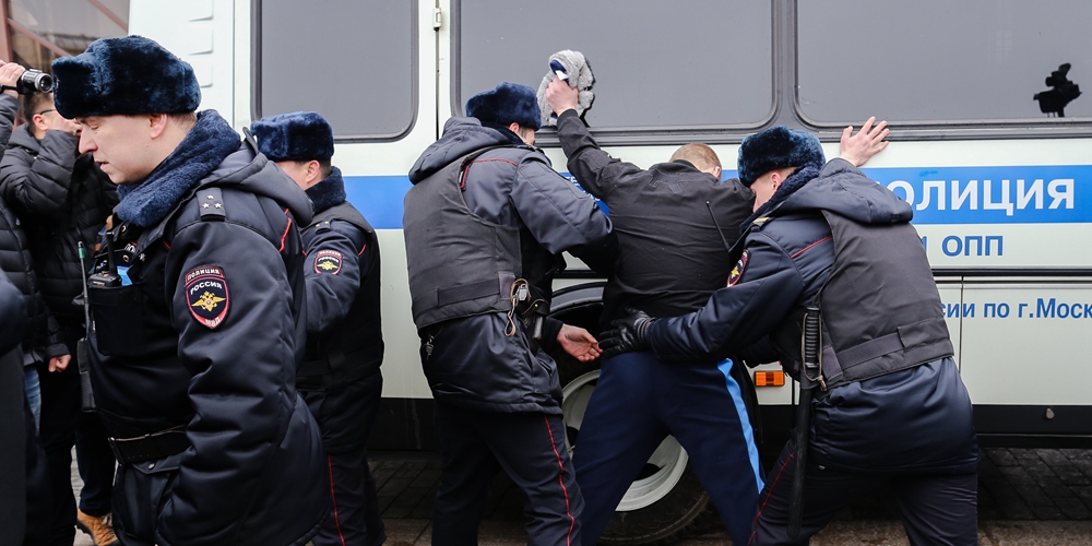 В Москве прошла несанкционированная протестная акция