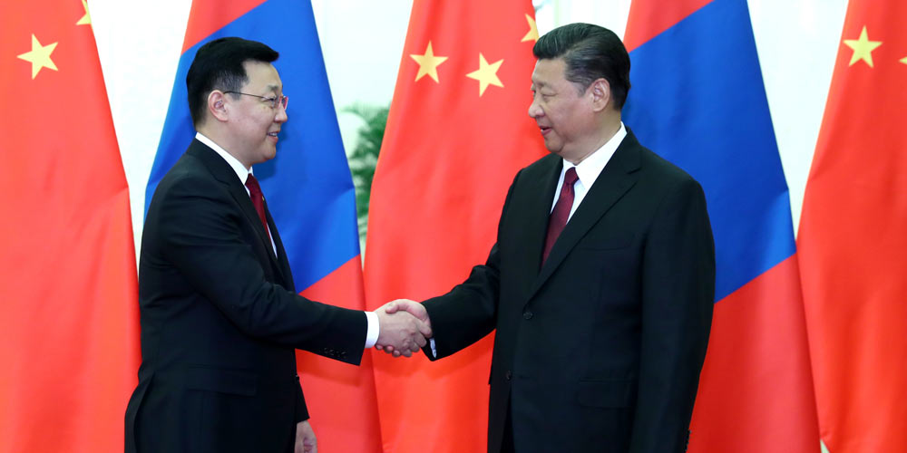 /Пояс и путь/ Си Цзиньпин встретился с премьер-министром Монголии