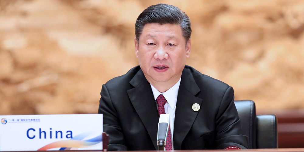 Си Цзиньпин председательствовал и выступил на саммите за "круглым столом" Форума высокого уровня по международному сотрудничеству в рамках "Пояса и пути"
