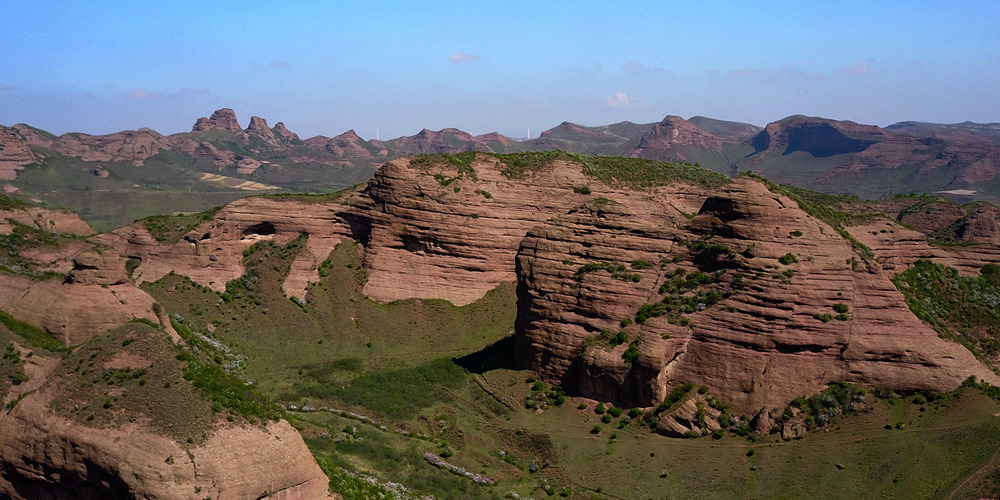 Фантастические пейзажи геологического парка Хошичжай в Нинся