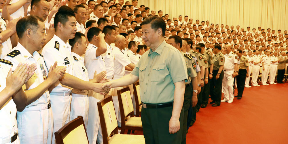 Си Цзиньпин призвал построить сильные и модернизированные военно-морские силы Китая