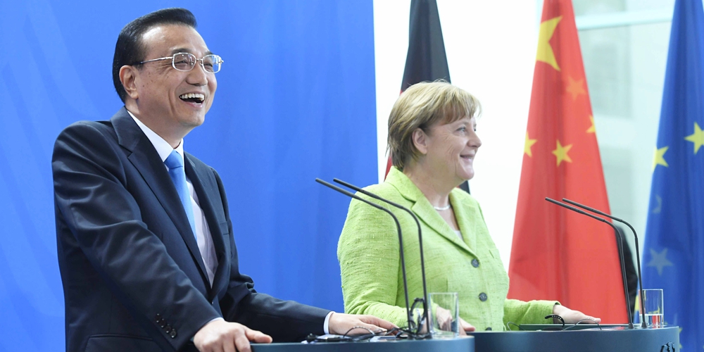 Ли Кэцян и А. Меркель провели пресс-конференцию