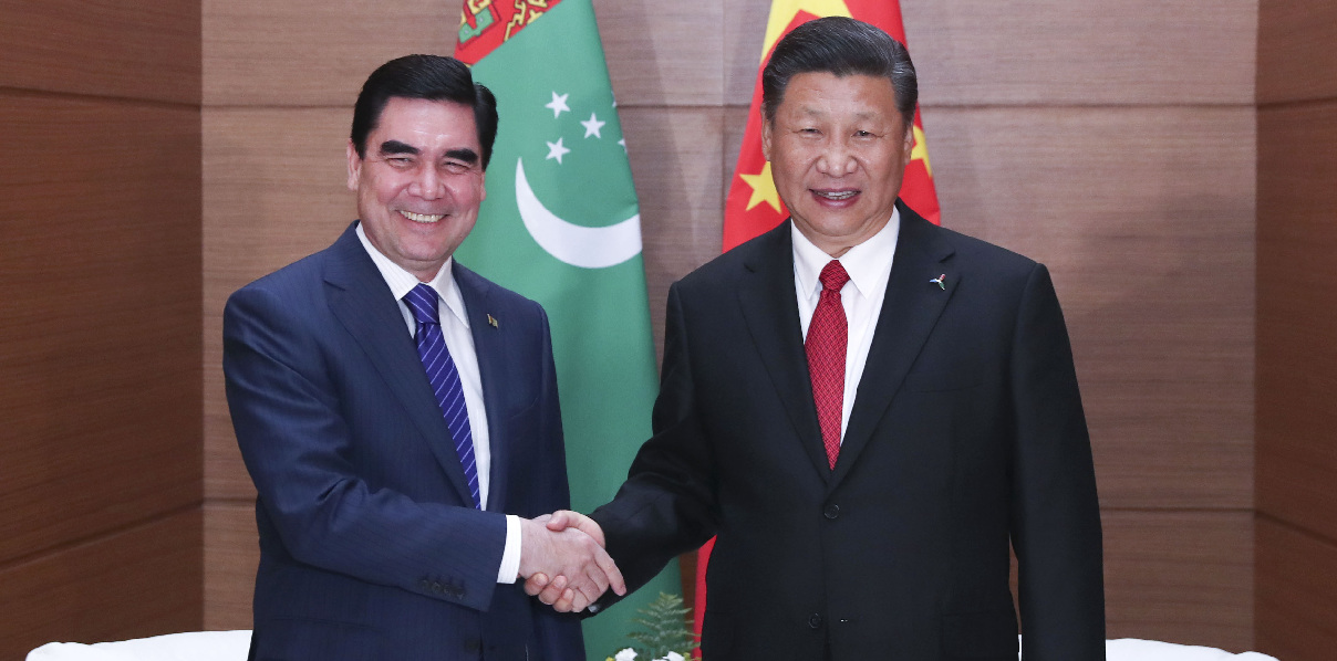 В Астане состоялась встреча председателя КНР Си Цзиньпина с президентом Туркменистана Г.Бердымухамедовым