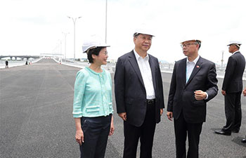 President Xi Jinping inspects Hong Kong infrastructure projects