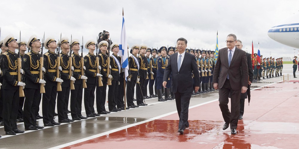 Си Цзиньпин прибыл в Москву и начал государственный визит в Россию
