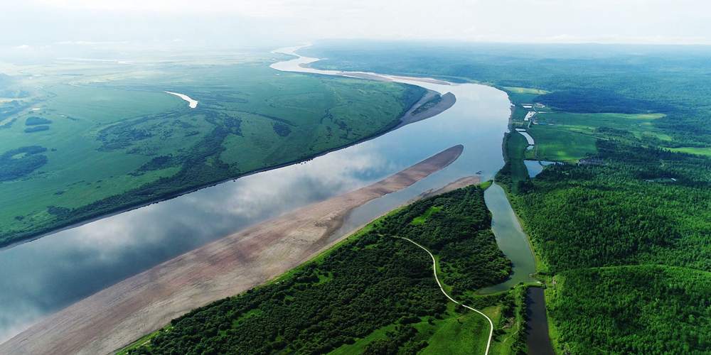Летнее великолепие реки Хэйлунцзян