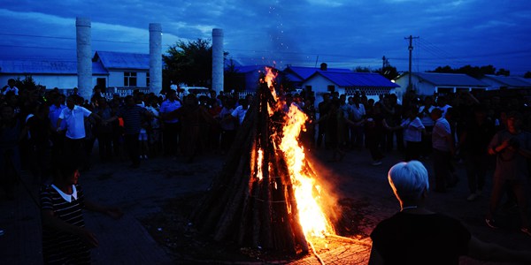 Праздник божества огня у орочон в провинции Хэйлунцзян