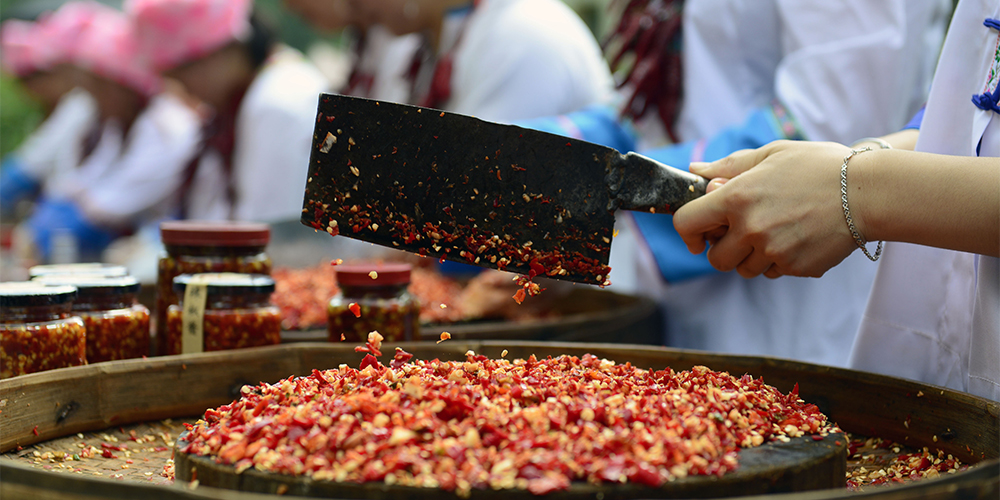 Фестиваль жгучего перца в уезде Луншэн