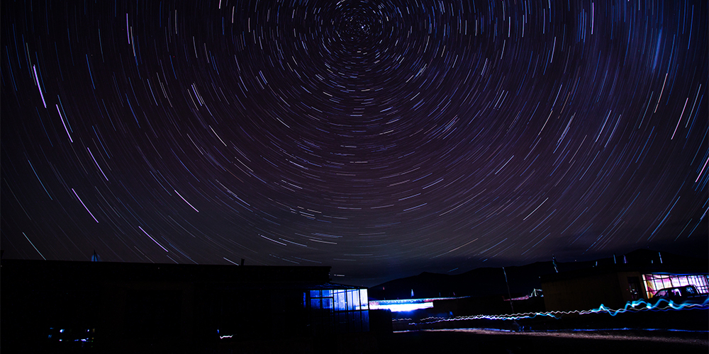 Звездное небо над Тибетом