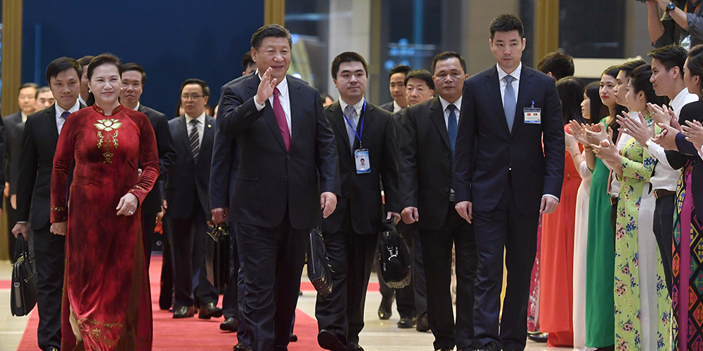 Си Цзиньпин встретился с председателем Национального собрания Вьетнама Нгуен Тхи Ким Нган