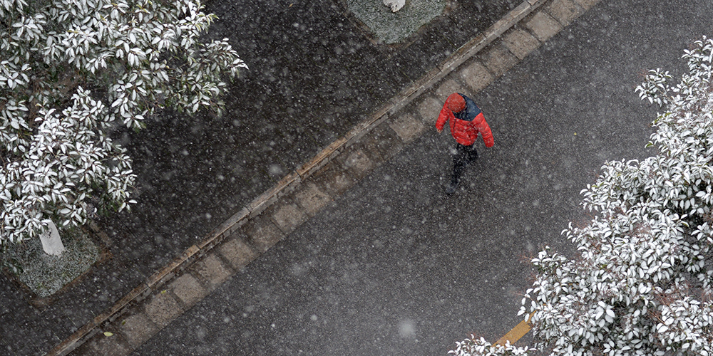 Снегопад в Сиане