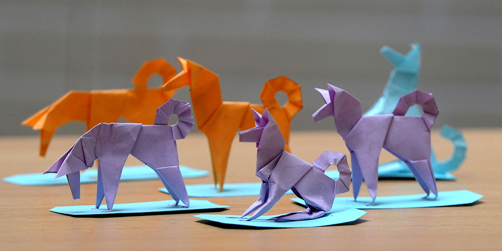 Бумажный символ Нового года по лунному календарю от мастера оригами из Сучжоу