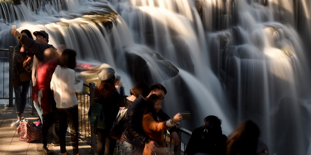 Водопад Шифэнь на Тайване
