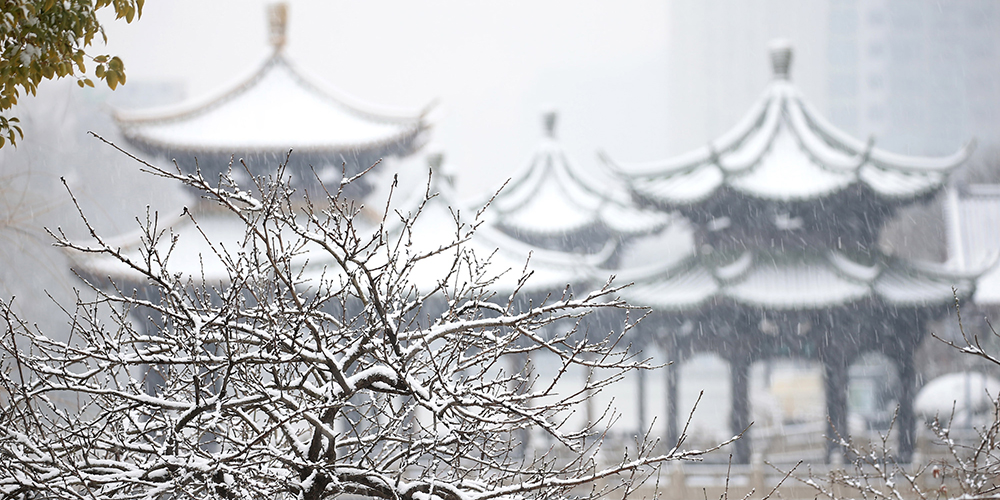 Из-за сильных снегопадов в центре и на востоке Китая объявлено предупреждение "оранжевого" уровня