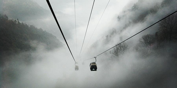 Туманные пейзажи в Чжанцзяцзе