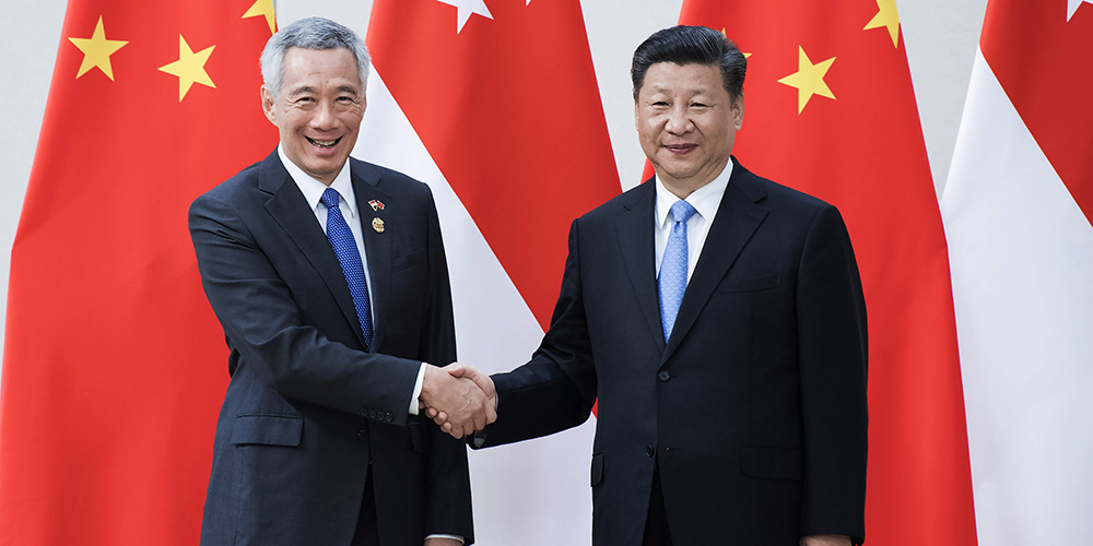 Си Цзиньпин встретился с премьер-министром Сингапура