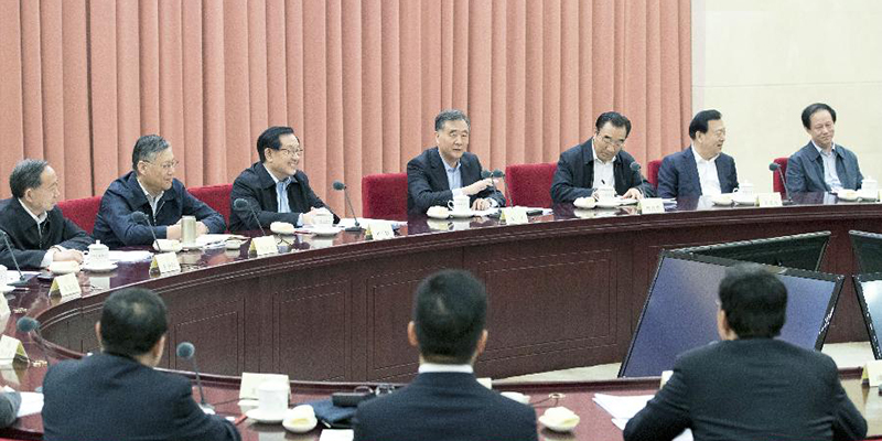 Ван Ян призвал к совершенствованию консультационных сессий