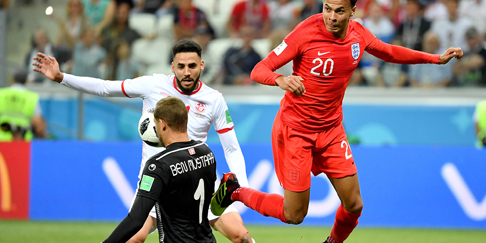Футбол -- ЧМ-2018, группа G: Англия вырвала победу у Туниса