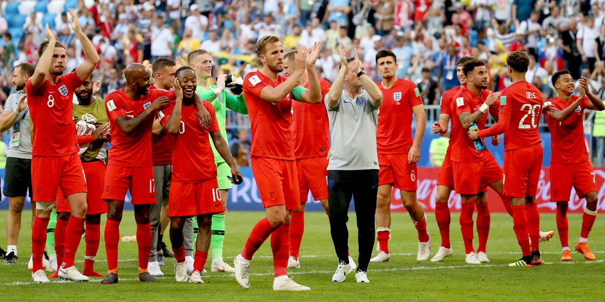 Сборная Англии по футболу одержала победу над командой Швеции со счетом 2:0 в матче 1/4 финала ЧМ