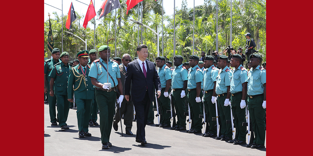 Си Цзиньпин встретился с генерал-губернатором Папуа-Новой Гвинеи Б. Дадае
