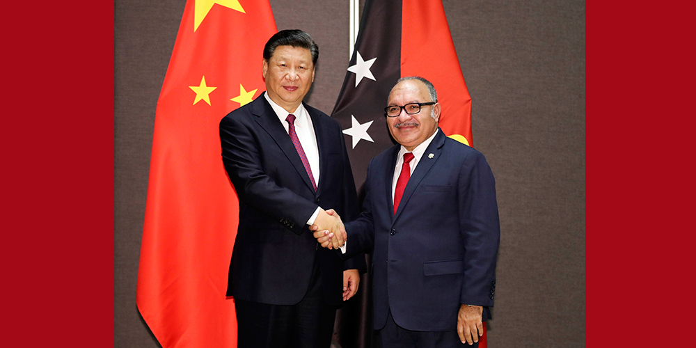 Си Цзиньпин провел переговоры с премьер-министром Папуа-Новой Гвинеи Питером О'Нилом