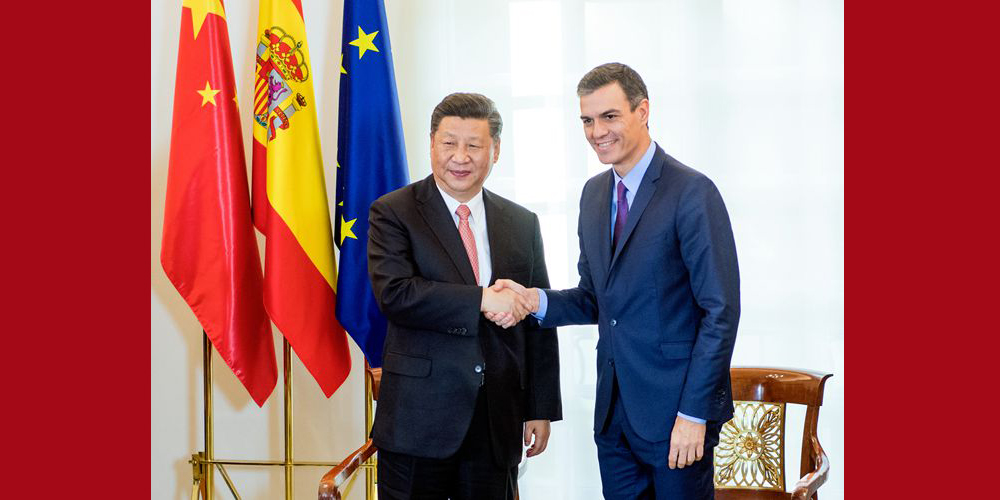 Си Цзиньпин провел переговоры с премьер-министром Испании П. Санчесом