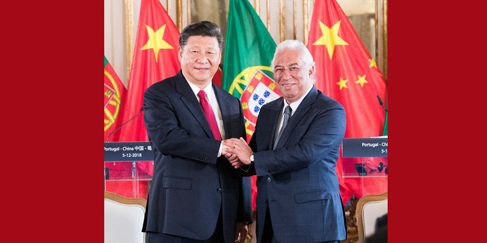 Си Цзиньпин встретился с премьер-министром Португалии А.Коштой