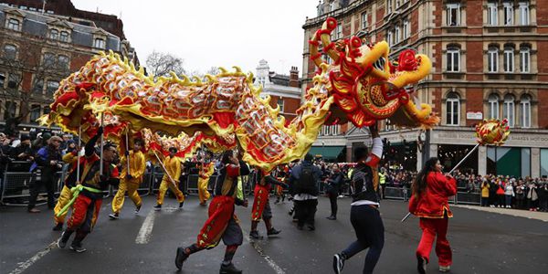 В Лондоне прошли праздничные мероприятия по случаю китайского праздника Весны