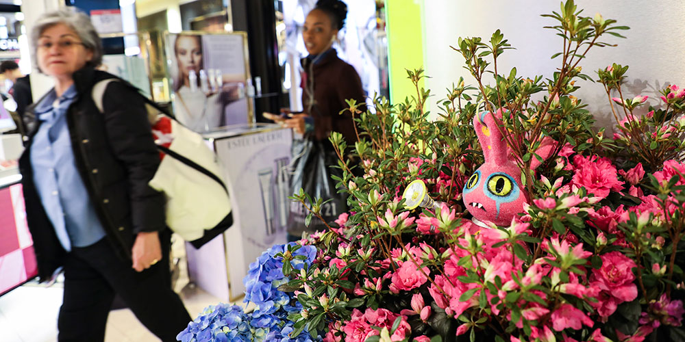 Цветочная выставка Macy's Flower Show в Нью-Йорке